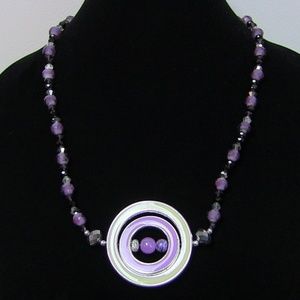 Discs, Beads, & Crystals Necklace
